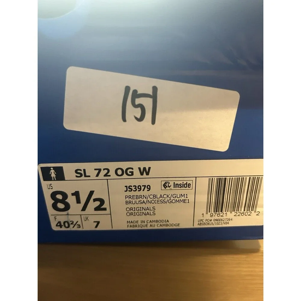Adidas Original SL 72 OG Women’s Running Shoe Footwear Trainers Size 8.5 - Picture 11 of 11